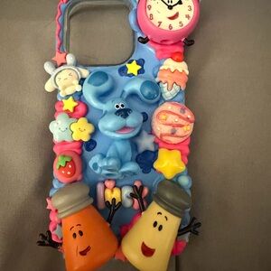 Colorful Cartoon Blues Clues 3D IPhone Case 16 pro